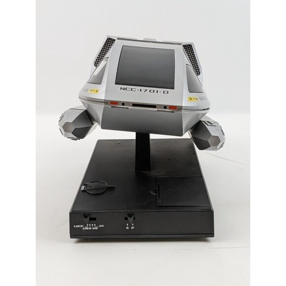 Star Trek Enterprise Magellan Shuttlecraft Radio Alarm Clock Works - Picture 4 of 13